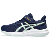 Asics Jolt PS Sneaker, Blue Expanse Mint Tint, 28.5 EU