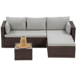 beautysofa SEVILLA Loungeset braun