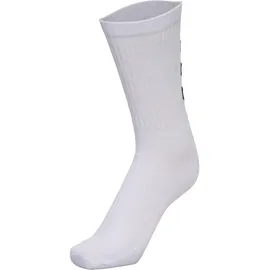 hummel Fundamental 3-Pack Sock Unisex Kinder Sokker 3-pak Sokker Socken Weiß, 8 (32-35)