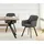 xonox.home Stuhl Sophie Chenille-Optik anthrazit 2er Set