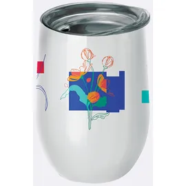 Chic.Mic Thermobecher bioloco office CUP 420 ml - digital flowers