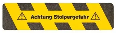 m2-AntirutschbelagTM, Warnmarkierung, schwarz/gelb, 