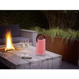 Trio Outdoor Tischleuchte LED Solar & USB Weiß