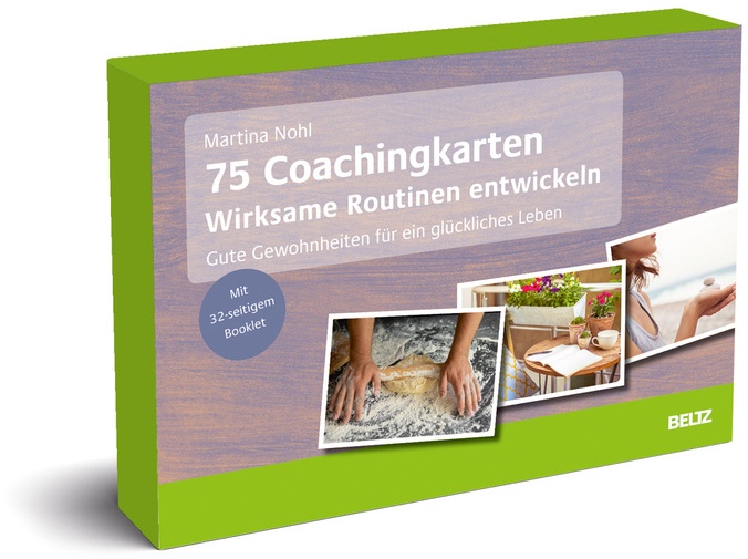 75 Coachingkarten Wirksame Routinen Entwickeln - Martina Nohl, Box
