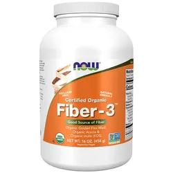 Now Foods Fiber-3 Organic (454 g)