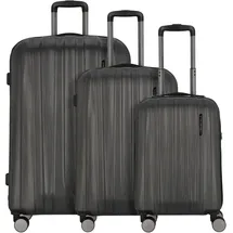 polestream Moonrock Koffer-Set 3-tlg. schwarz