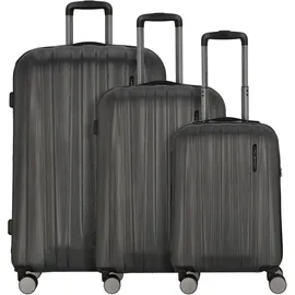 polestream Moonrock Koffer-Set 3-tlg. schwarz