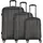 polestream Moonrock Koffer-Set 3-tlg. schwarz