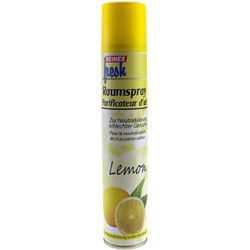 Reinex fresh Raumspray, Geruchsneutralisator, Lemon, Raum-Lufterfrischer zur Neutralisierung schlechter Gerüche, 300 ml - Dose, Lemon