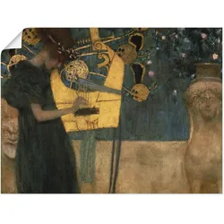 Artland Wandbild »Die Musik. 1895«, Musiker, (1 St.), als Leinwandbild, Poster in verschied. Größen Artland Farbe Bild(er): blau