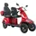 ECONELO E-Seniorenmobil Vista Quarter-1L 1000 Watt 4-Rad Komfort Sitz Grau/Rot