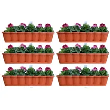 Buri Blumenkasten 80 x 20 x 16,5 cm Terracotta