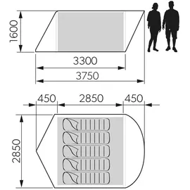 Dometic Reunion FTG 5x5 Grau