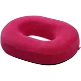 Surwin Donut Kissen Sitzkissen Orthopädisch, Sitzkissen Rund, Sitzkissen Bürostuhl, Hämorrhoiden Sitzkissen, Sitzring Steißbein Entlastung für Rücken, Hüfte (One Size,F)