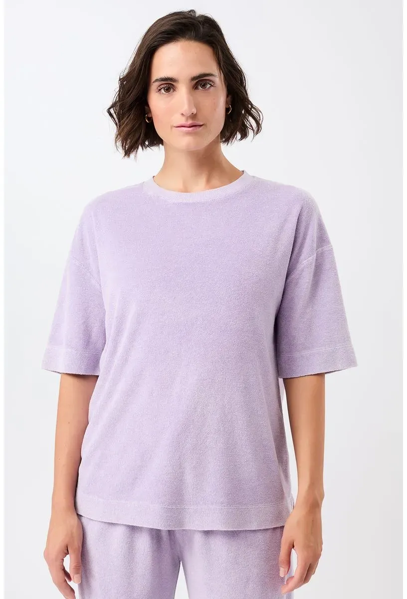 Mandala Easy Does It Tee violet L