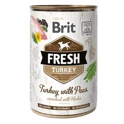 BRIT FRESH turkey & peas 400g