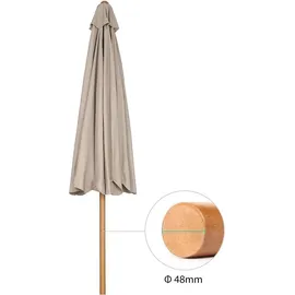 Sekey Sonnenschirm Ø 300 cm Taupe