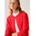 Levi's Strickjacke mit Rundhalsausschnitt Modell Tara Super Soft Crewneck Cardi True Red ® M