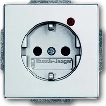 Busch-Jaeger Steckdoseneinsatz 2310 EUGL/VA-83-11 Silber