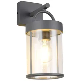 RL Außenwandleuchte Aluminium H 29 cm E27 anthrazit