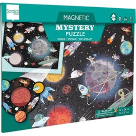 Scratch Magnetisches Entdeckerpuzzle Weltraum