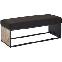 KADIMA DESIGN Sitzbank Stoff 105x40x40 cm Flur Polsterbank mit
