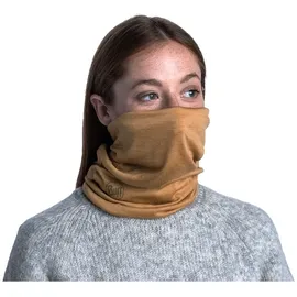 Buff Lightweight Merino Wool Nackenwärmer - Solid Mustard - One Size