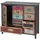 Mendler Apotheker-Schrank HWC-A43 84 x 90 x 32 cm mehrfarbig / Schwarz