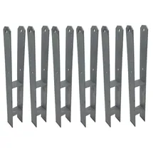 Buri Zaunpfosten 71 x 600 mm Feuerverzinkt