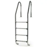 Gre Tiefbeckenleiter Edelstahl silber 198 x 73 cm