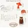 Weigla - Figurenset 5 TLG. original Erzgebirge I Motiv Herbst weiß/braun/orange I Figurenset für Dekosockel I detailreiche Holzkunst I Herbstdeko mit Schriftzug Hallo Herbst, Einer Eule, Igel & Pilz