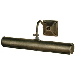 Wandleuchte Bilderlampe Stahl Schwarzes Gold B 38 cm Badleuchte 2 Flammig