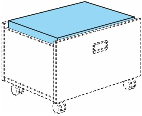PAIDI Sitzpolster für Rollbox Baumwolle