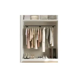 Songmics Wandgarderobe 170 x 7 cm Schwarz