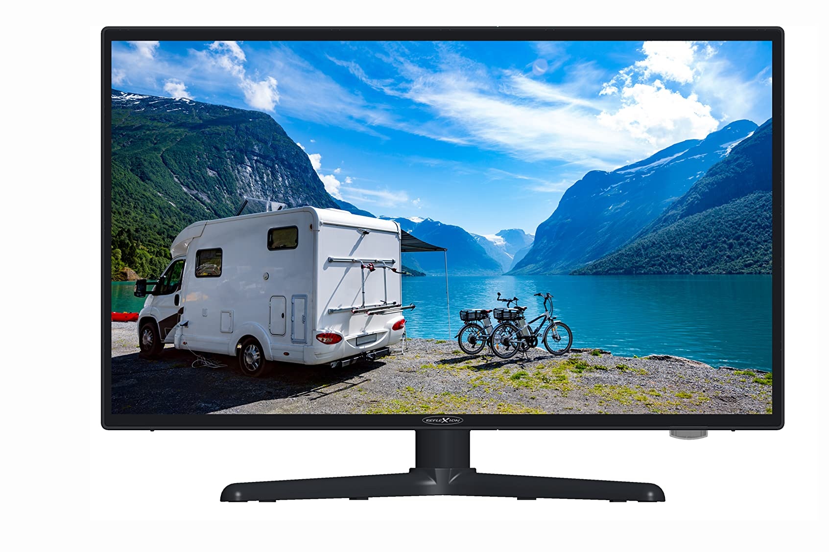 Reflexion LEDW19i+ Smart LED-TV mit 47cm, DVB-T2 HD, DVB-C, DVB-S2 Tuner, CI+Slot und Bluetooth für 12/24/230V
