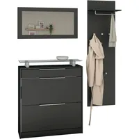 Borchardt Möbel Garderoben-Set »Oliva«, (3-tlg.), mit stehendem Schuhschrank, Paneel