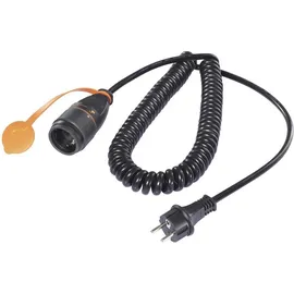 Sygonix SY-6746418 Strom Schwarz, Orange H07BQ-F 3G 1,5 (5 m, CEE 7/3)