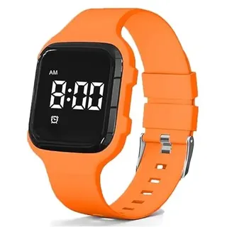 Erinnerungsuhr R15 Orange mit 15 Alarmmomenten