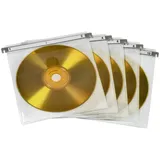 Hama 51176 CD/DVD Doppel-Schutzhüllen 50er Pack  weiß