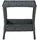 vidaXL Gartentisch 45 x 45 x 46,5 cm dunkelgrau