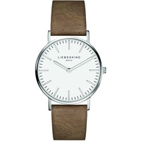 Liebeskind Berlin Damen Analog Quarz Uhr mit Lederarmband