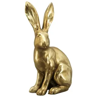 Hasenfigur Gold, Höhe 50 cm