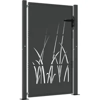 vidaXL Gartentor 100 x 125 cm Anthrazit/Stahl