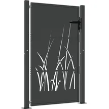 vidaXL Gartentor 100 x 125 cm Anthrazit/Stahl