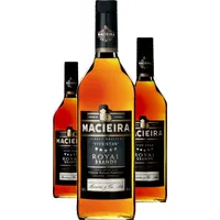 Macieira 3 x Brandy Macieira Literflasche 36 % Vol. aus Portugal