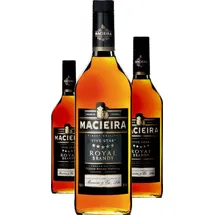 Macieira 3 x Brandy Macieira Literflasche 36 % Vol. aus Portugal