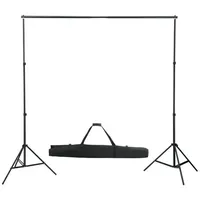vidaXL Fotohintergrund-System 600 x 300 cm Weiß