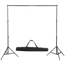 vidaXL Fotohintergrund-System 600 x 300 cm Weiß