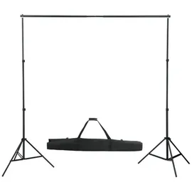 vidaXL Fotohintergrund-System 600 x 300 cm Weiß