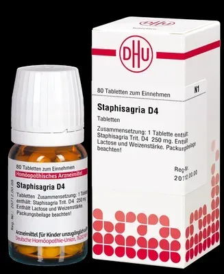 STAPHISAGRIA D 4 Tabletten 80 St Tabletten